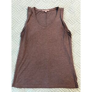 Gap Womens Extra Small Gray Rayon Blend Scoop Neck Tank Top